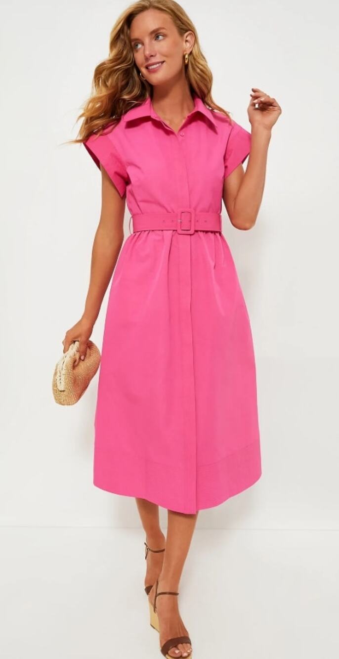Tuckernuck NWT Hot Pink Chloe Dress L